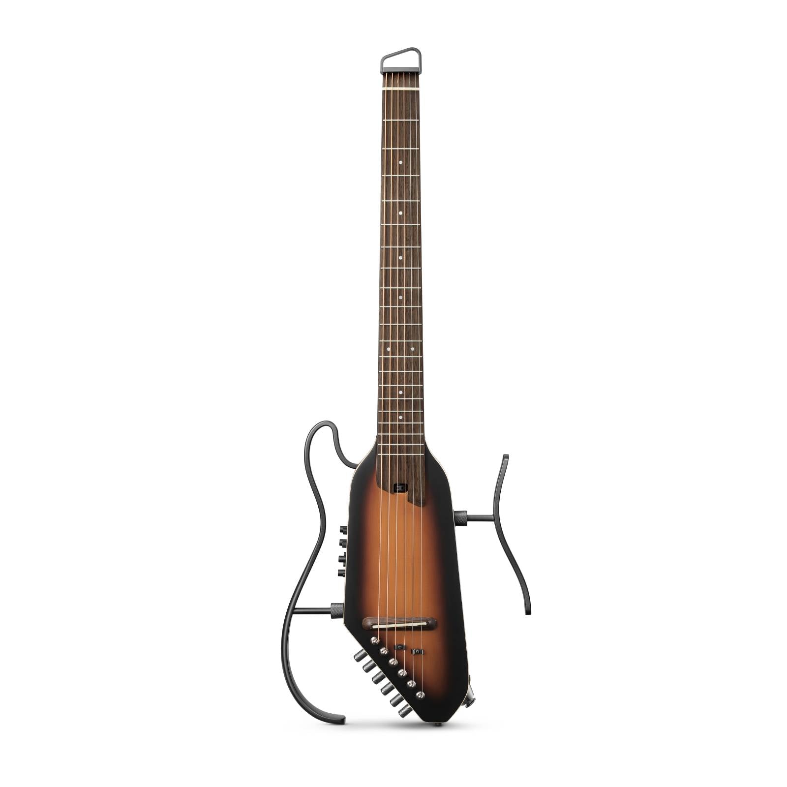 Donner HUSH-I Pro Guita­rra Modos Multi Tono Guitarra de viaje-Sunburst##