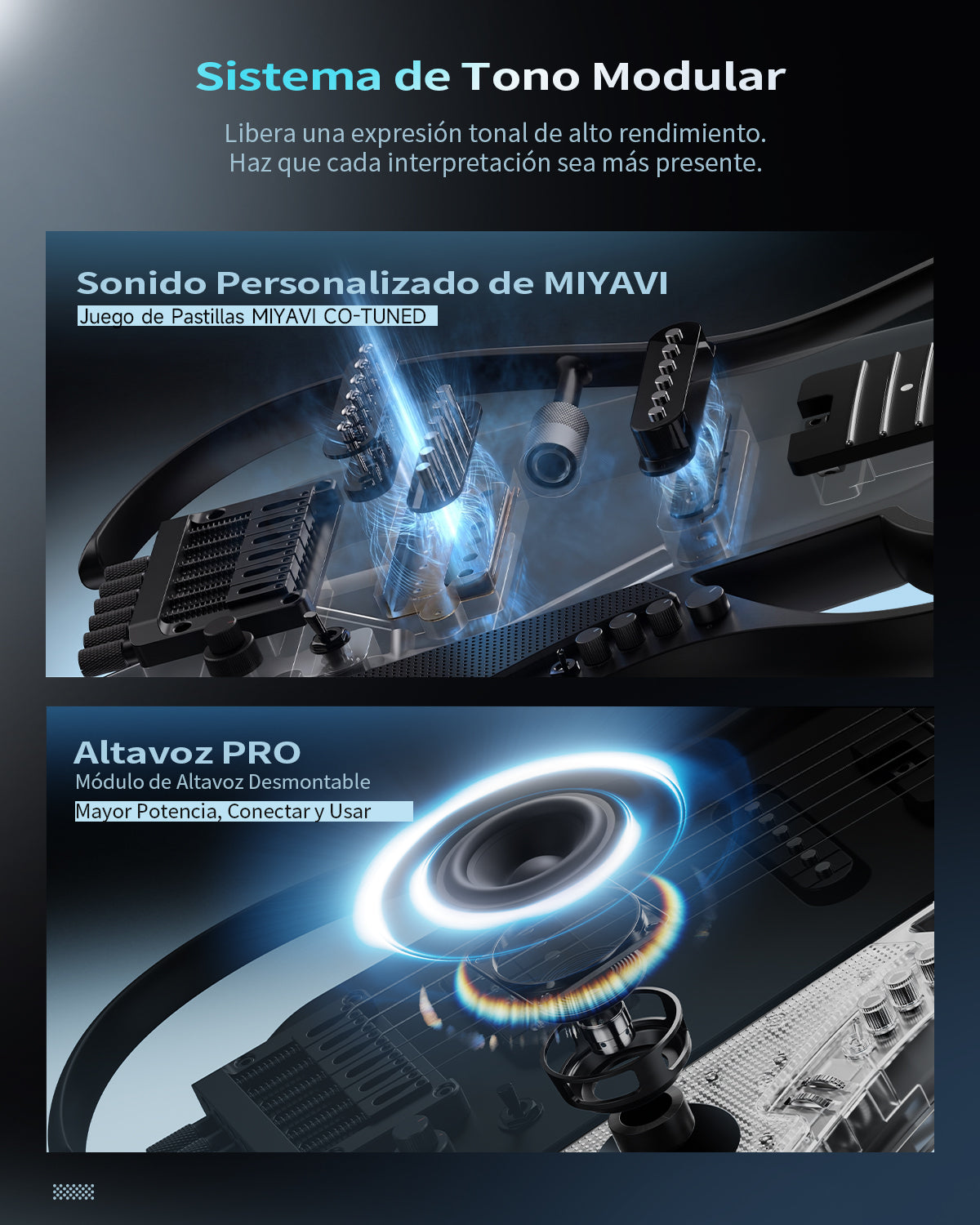 Donner HUSH X LIVE guitarra de viaje  (Edición MIYAVI disponible)