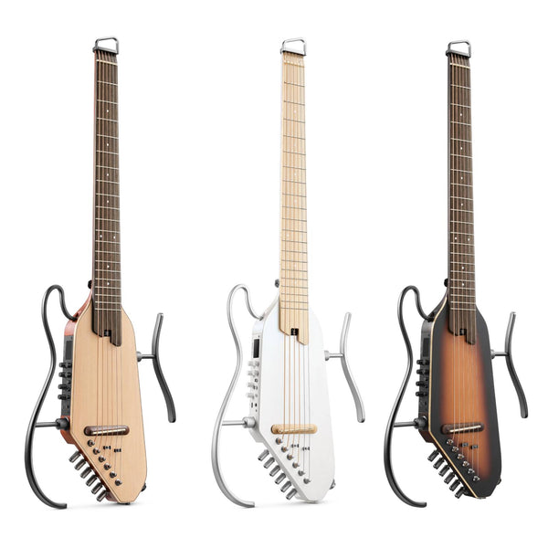 Donner HUSH-I Pro Guita­rra Modos Multi Tono Guitarra de viaje