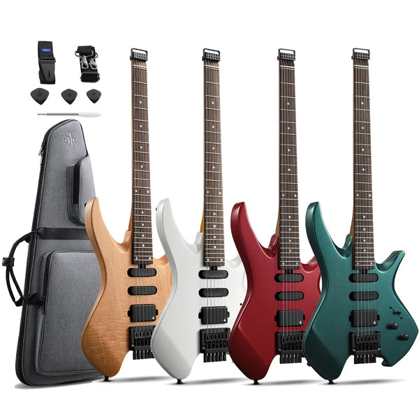 Donner HLX-500 Guitarra eléctrica sin pala