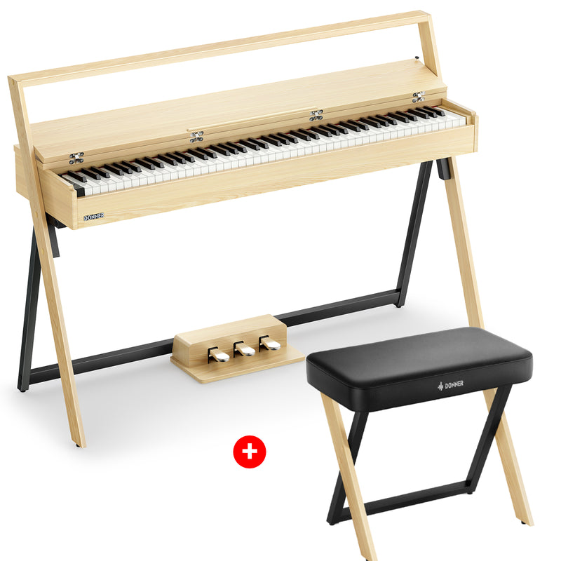 Donner OURA™  R300 Piano digital doméstico de 88 teclas Madera clara