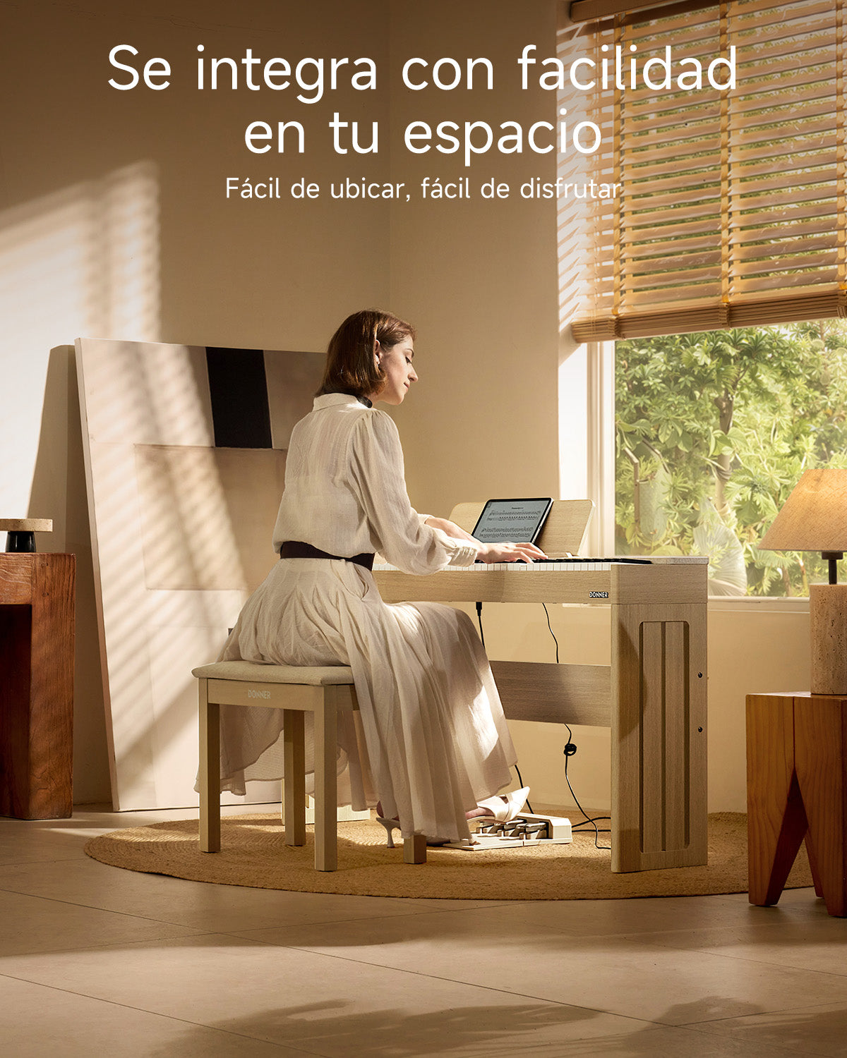Donner OURA J100 Piano digital doméstico de 88 teclas
