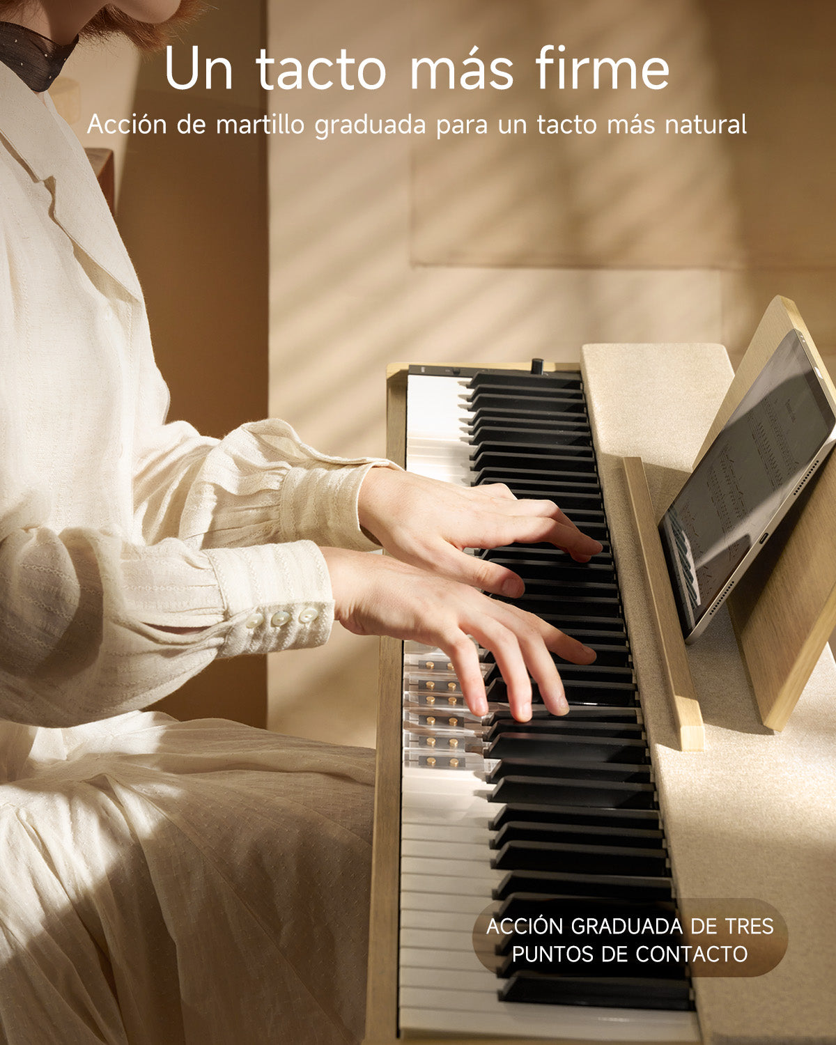 Donner OURA J100 Piano digital doméstico de 88 teclas
