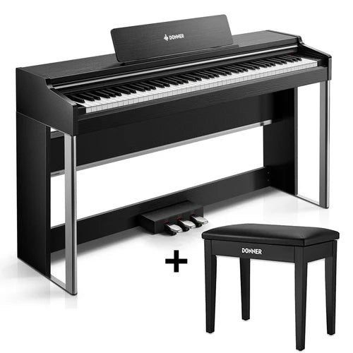 【Pre-venta】Donner DDP-200 PRO Piano digital vertical con 88 teclas de acción de martillo graduada progresiva - Envío el 6 de diciembre.