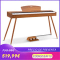 【Pre-venta】Donner DDP-80 piano de digital estilo madera 88-teclas contrapesadas-【Envío el 22 de febrero】