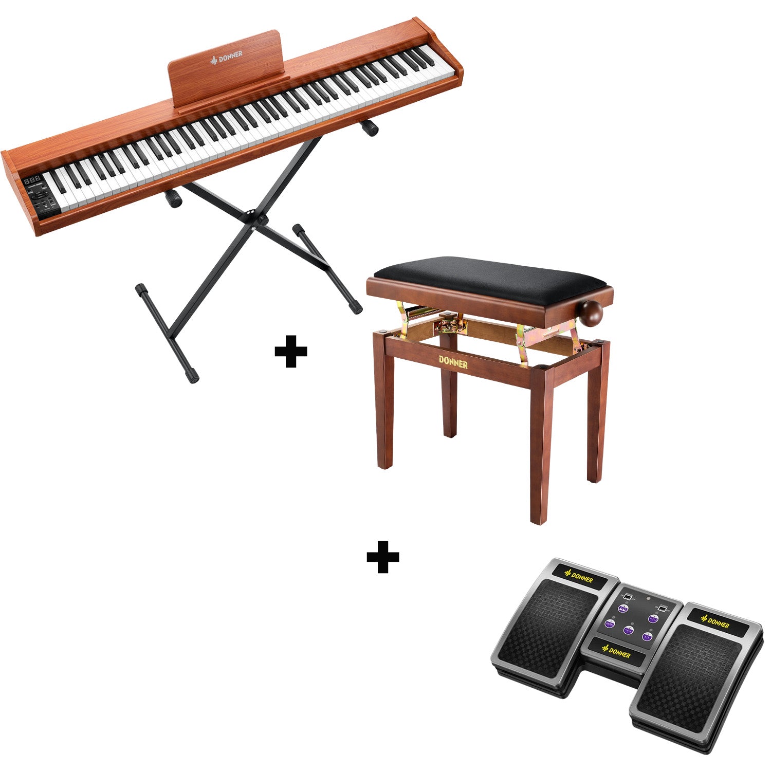 【Pré-venta】Donner DEP-1S Piano digital con teclado semi-pesado-【Envío previsto antes del 24 de noviembre】