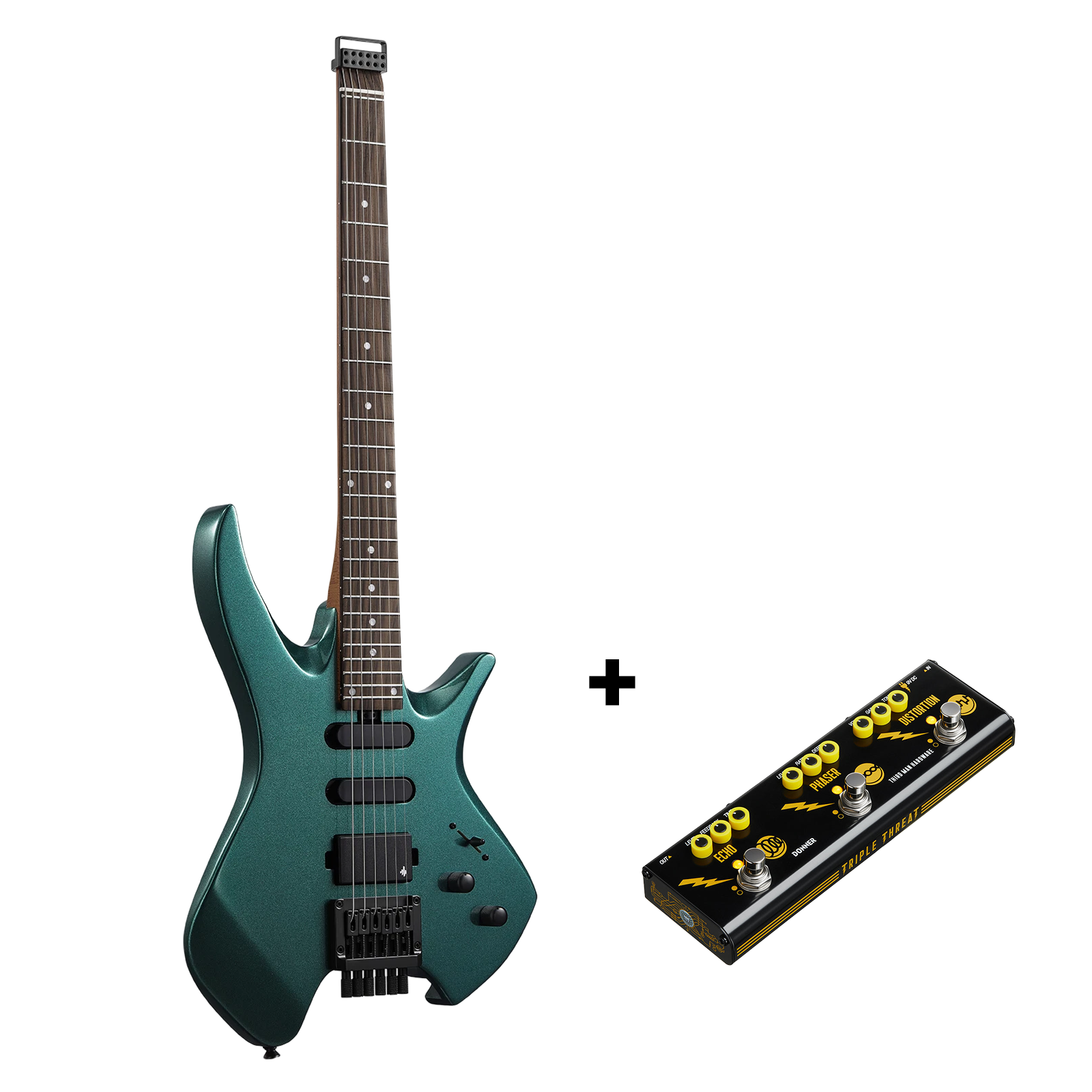 Donner HLX-500 Guitarra eléctrica sin pala【Modelo original NHL-500】