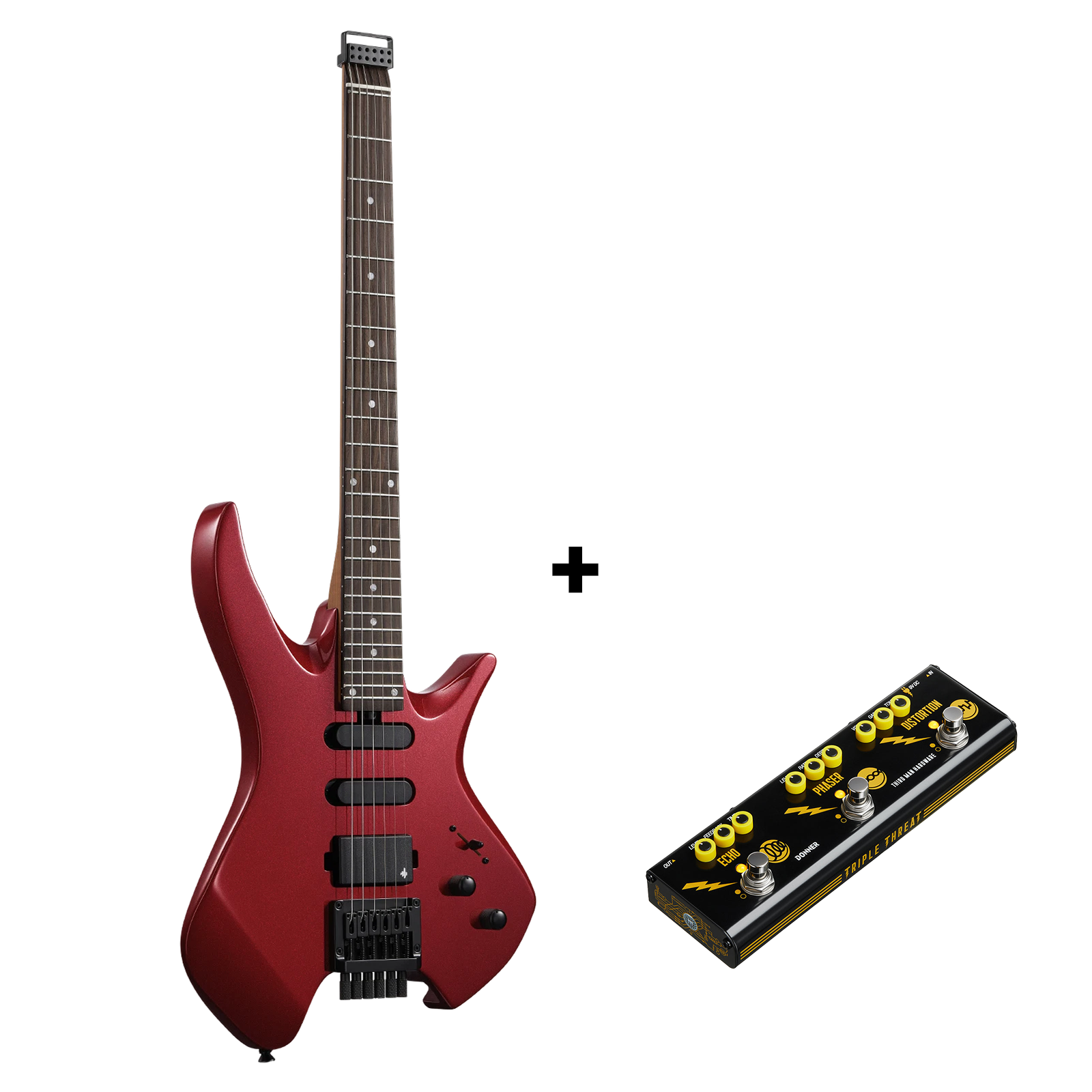 Donner HLX-500 Guitarra eléctrica sin pala【Modelo original NHL-500】