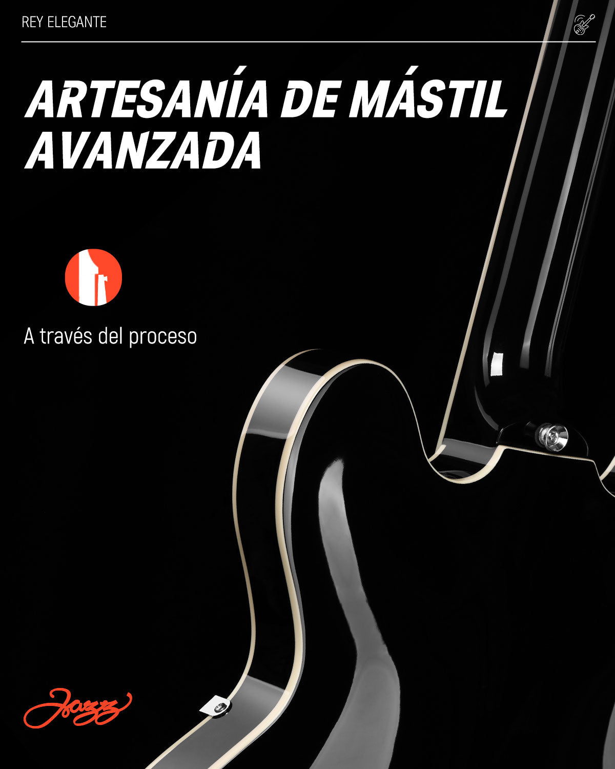 Donner DJP-1000 kit de guitarra eléctrica Jazz-Negro##