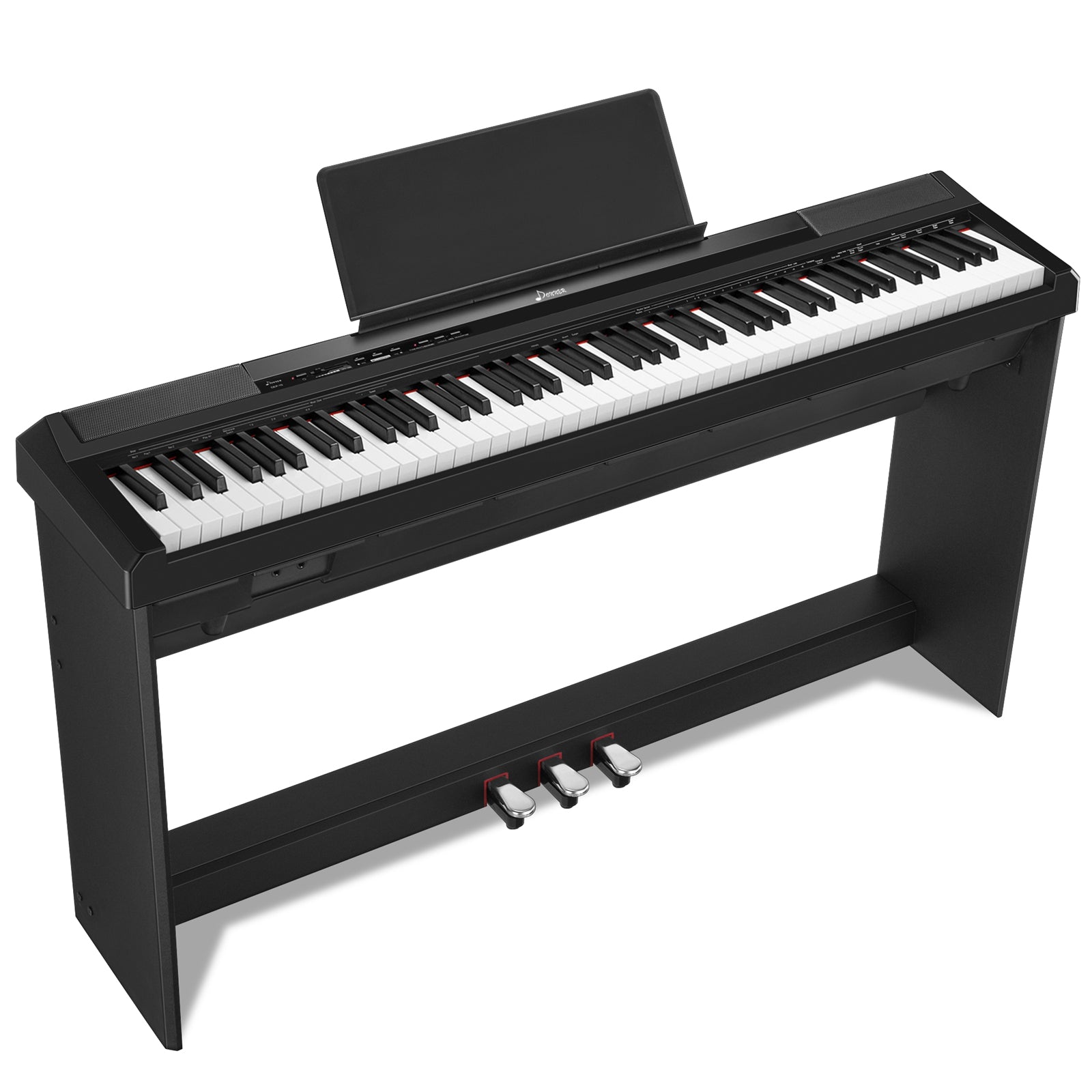 Donner DEP-10 piano digitale portátile semi ponderado con 88 teclas con soporte